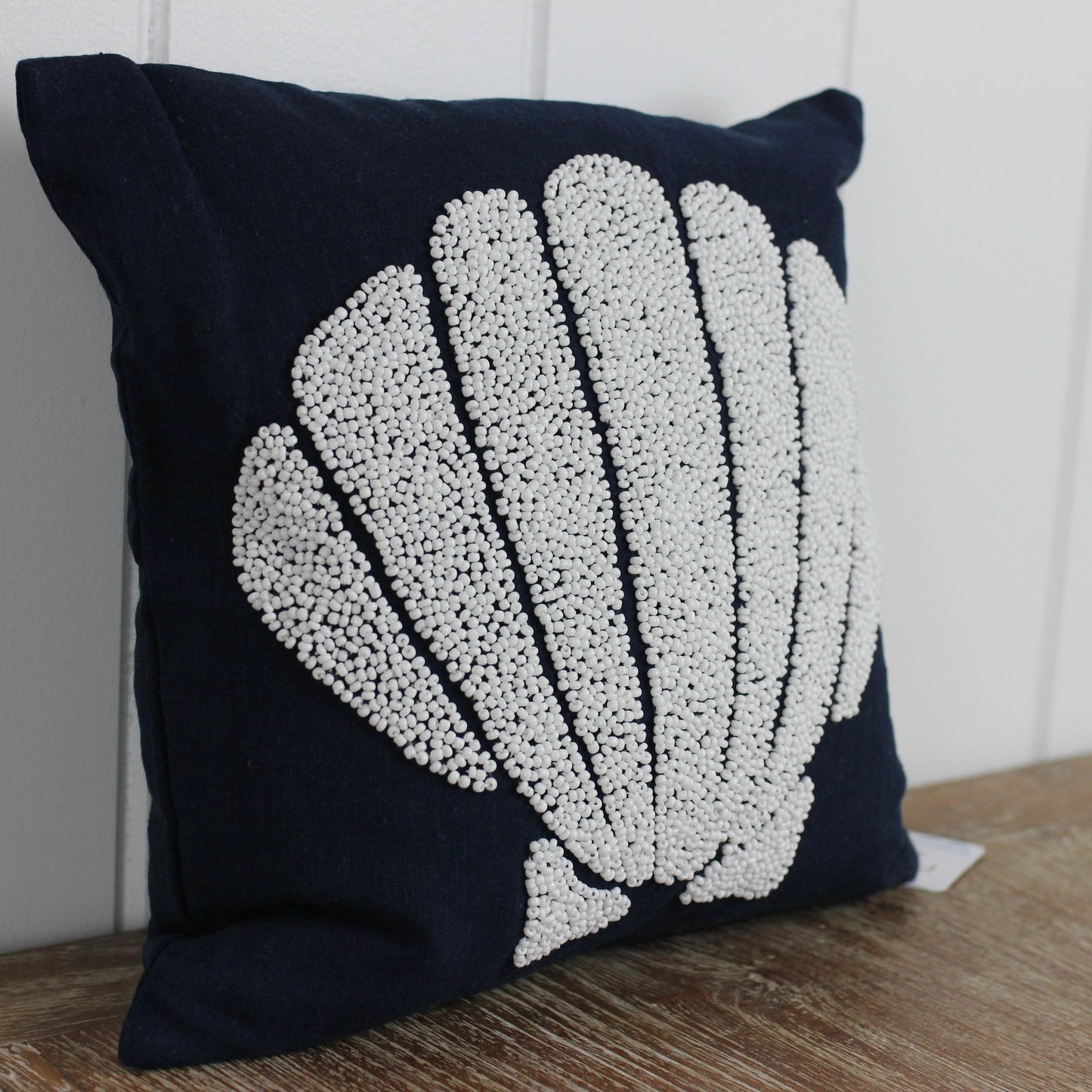 Extra Small Linen Square Pillow| Beaded | Various Ocean Images