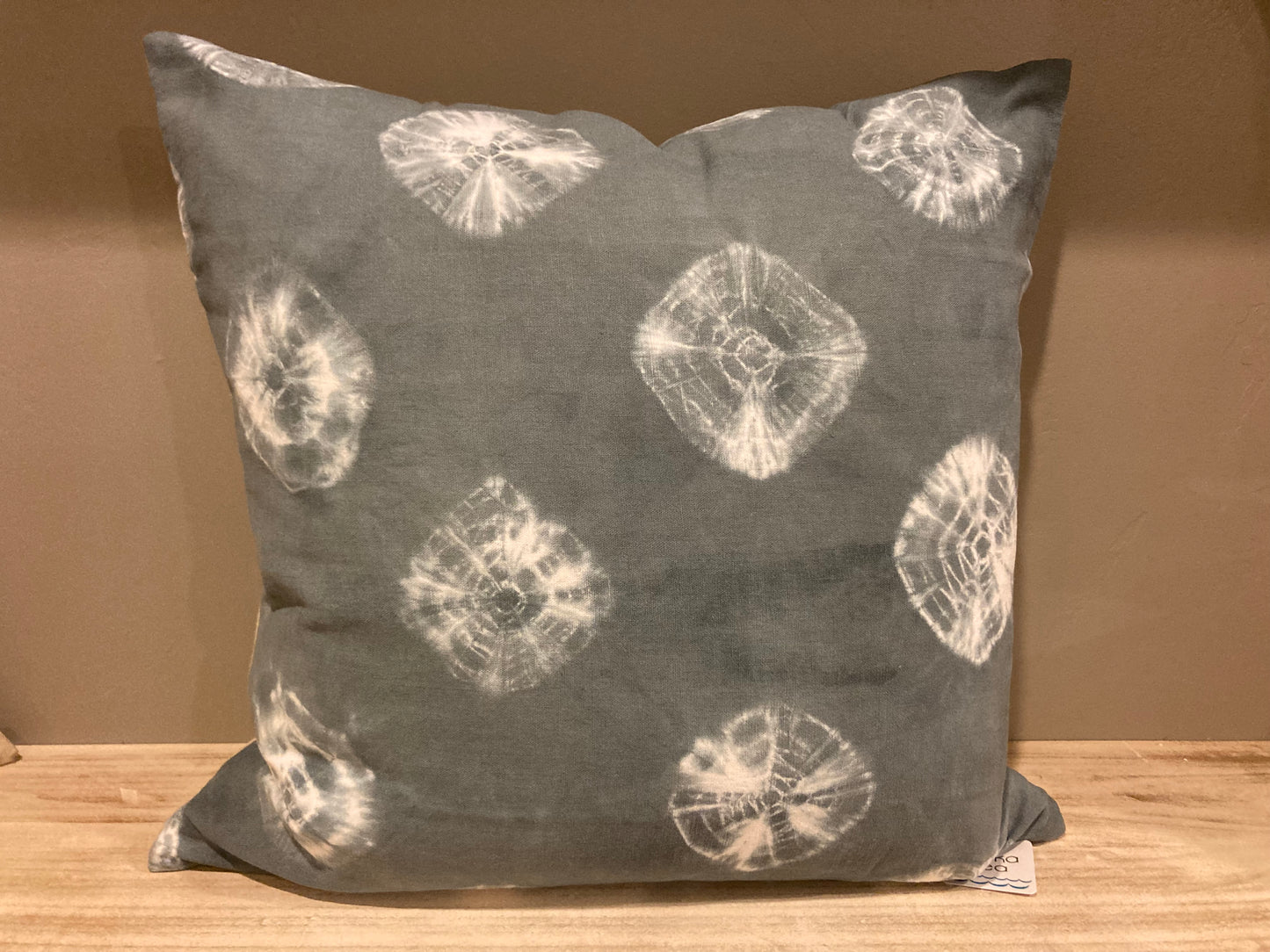 Shibori 22 x 22 | Color: Seaspray | Square Pillow Cover