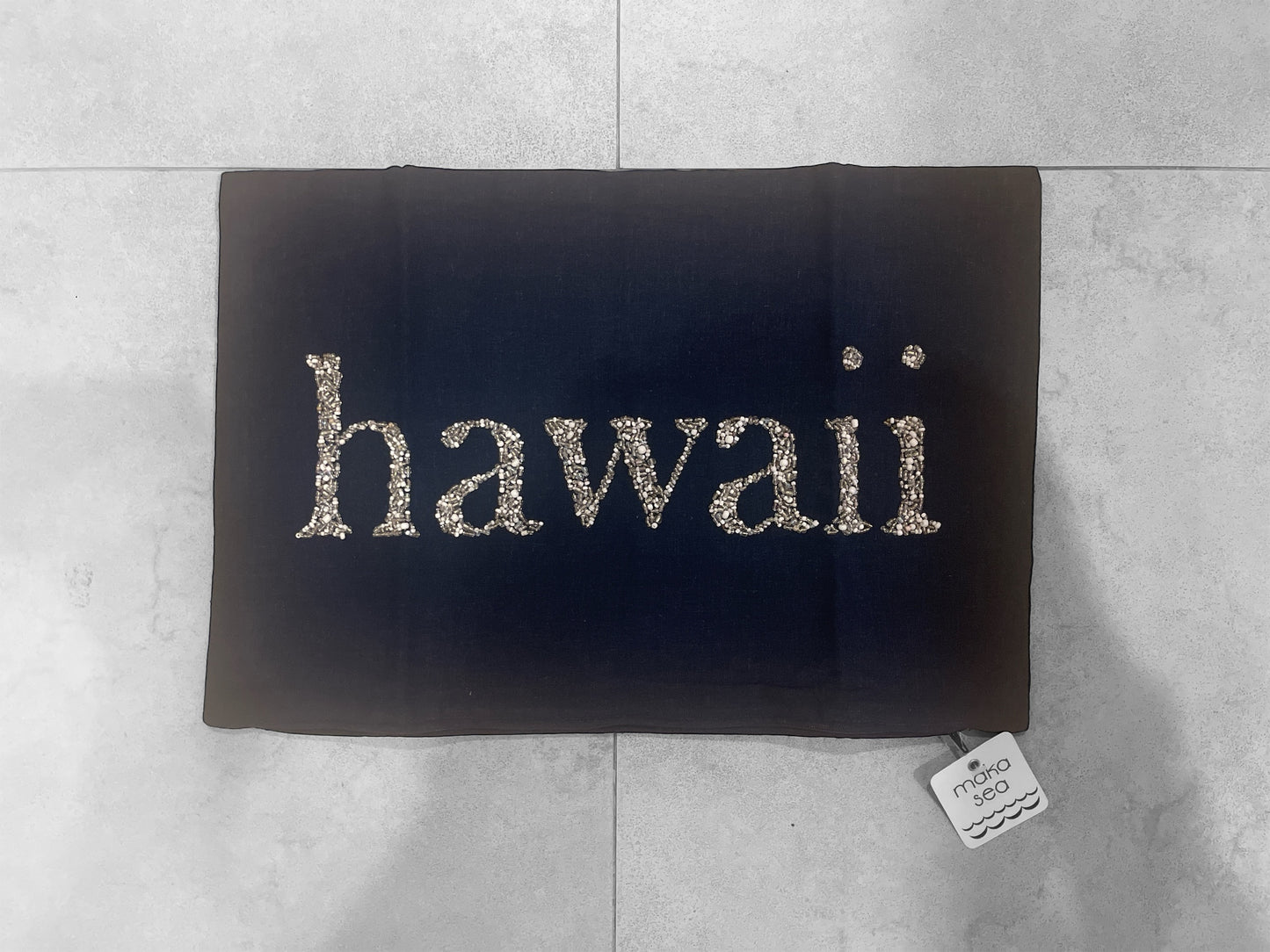 Hawaii Beaded Rectangle Pillow | Various bead color | Small Size