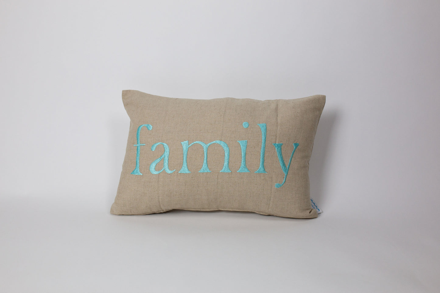 Embroidered | Double Sided Text |Ohana/Family| Pillow Cover