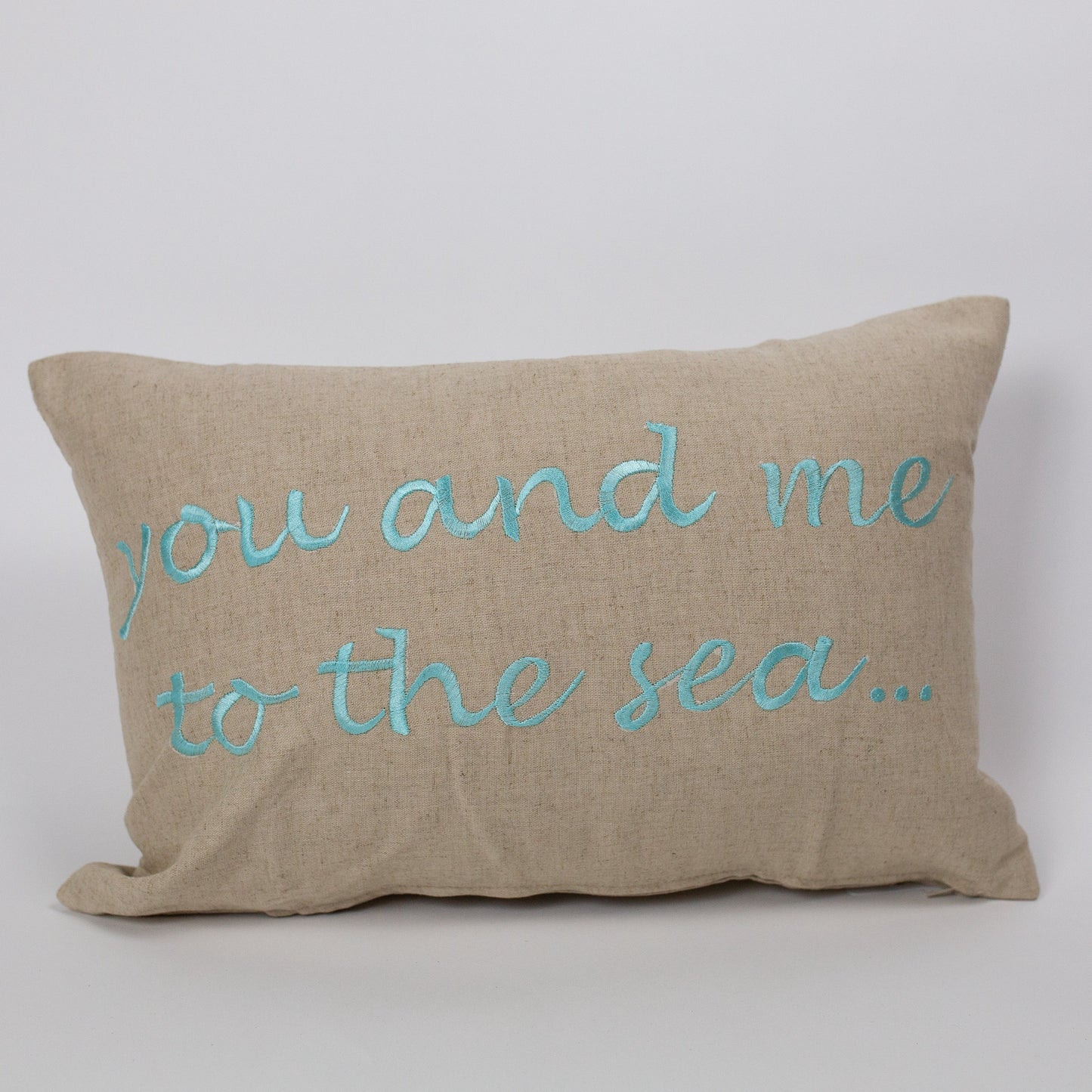 You and Me to the Sea | Embroidered | Double Sided |