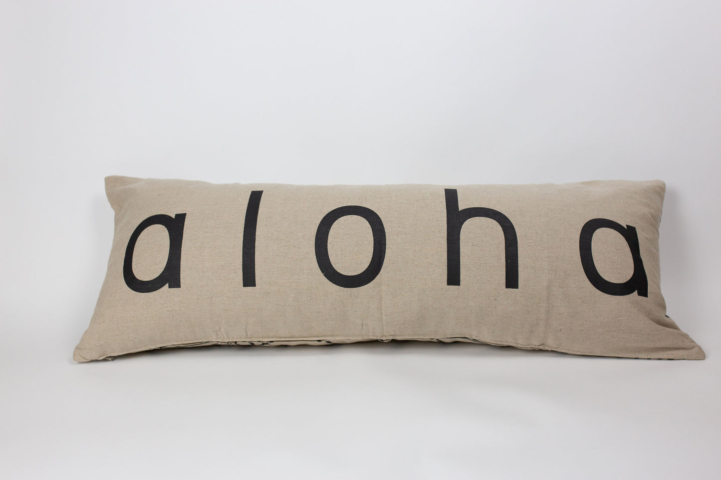 Banana Leaf/Aloha Lumbar Pillow | Black or White Design
