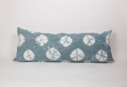 Shibori Lumbar Pillow Cover | Seaspray | Various patterns