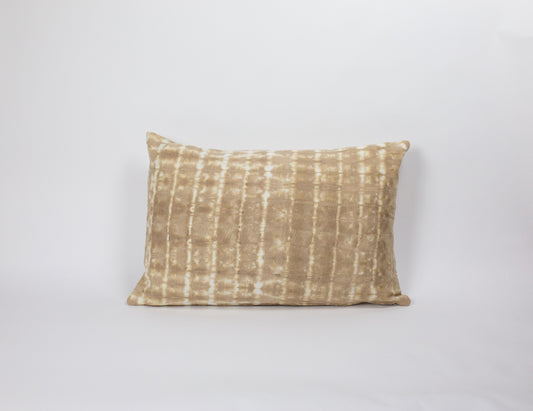 Shibori Large Rectangle Pillow Cover | Coco | Stripe