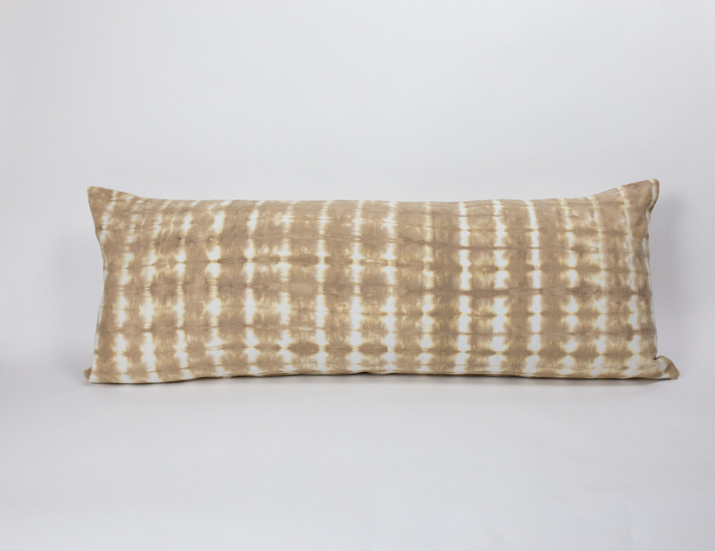 Shibori Lumbar Long Pillow Cover | Color: COCO | Various Patterns