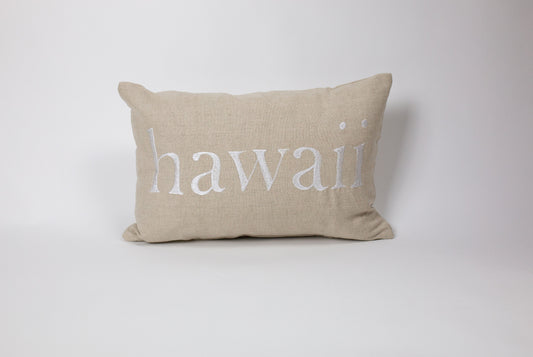 Hawaii and Hawaiian Islands (Two-sided) | Small Rectangle Pillow