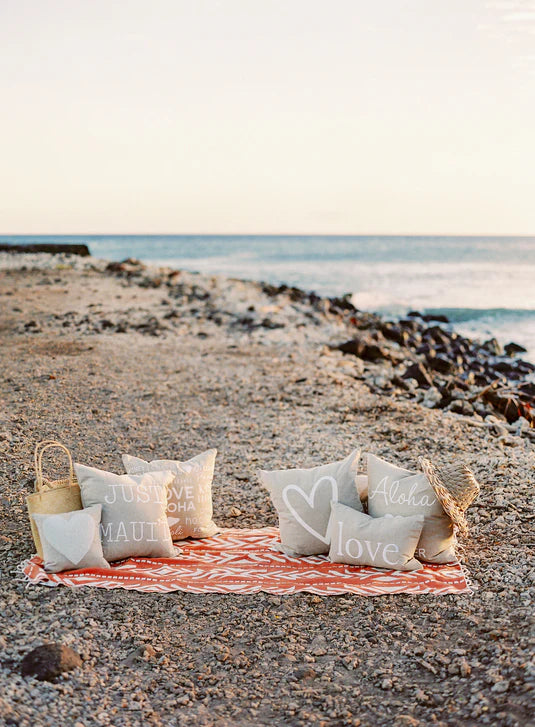 Just Maui'd 20 x 20 Linen Pillow Cover