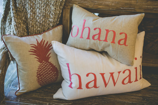 Ohana | Family Embroidered | Double Sided Text | 2 Sizes
