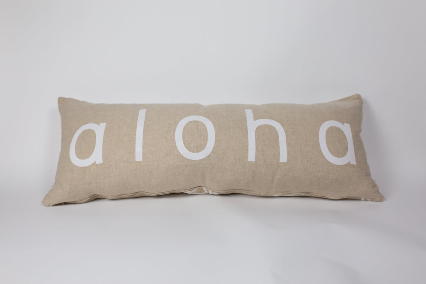 Banana Leaf/Aloha Lumbar Pillow | Black or White Design