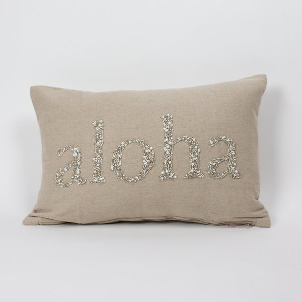 Aloha Beaded Text