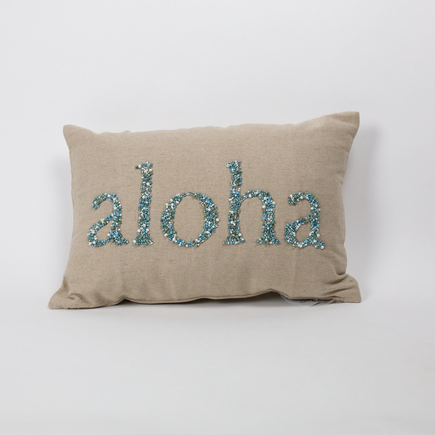 Aloha Beaded Rectangle Pillow Cover | Various bead color | Small or Large Size