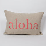Reverse Text Aloha/Maui -  Coral