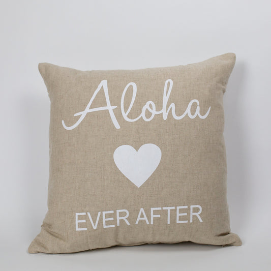 Wedding Collection Linen Square Pillow Cover