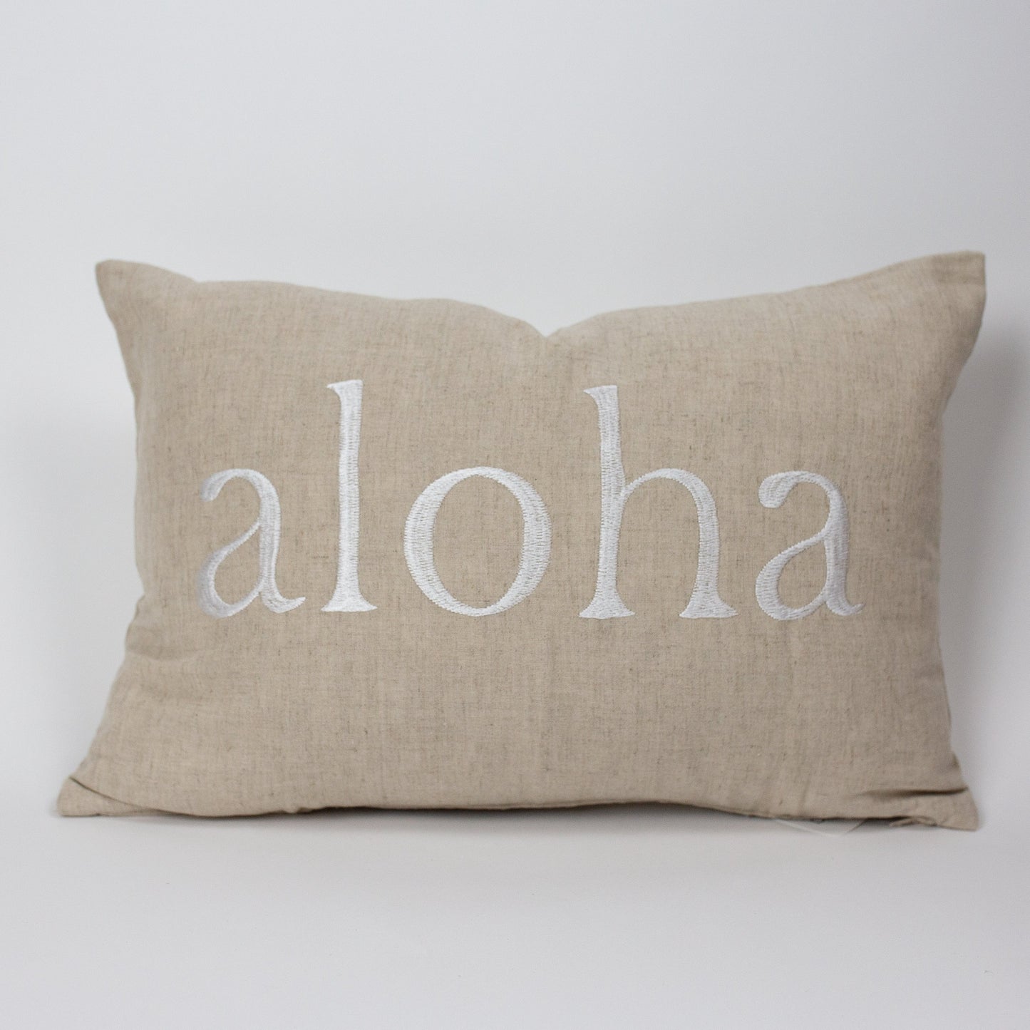 Aloha/Love Reverse Text Small Rectangle Pillow Cover